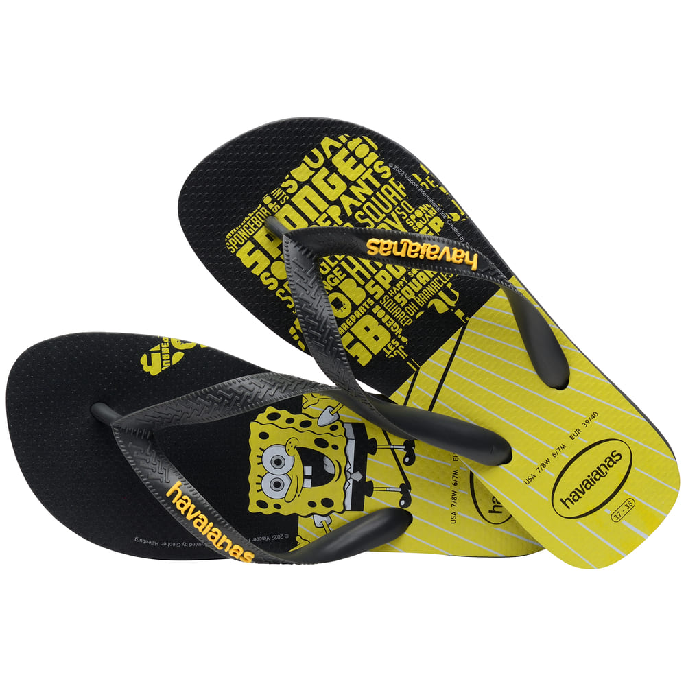 Sandalias para Hombre HAVAIANAS BEACH TOP SPONGEBOB FC 0074