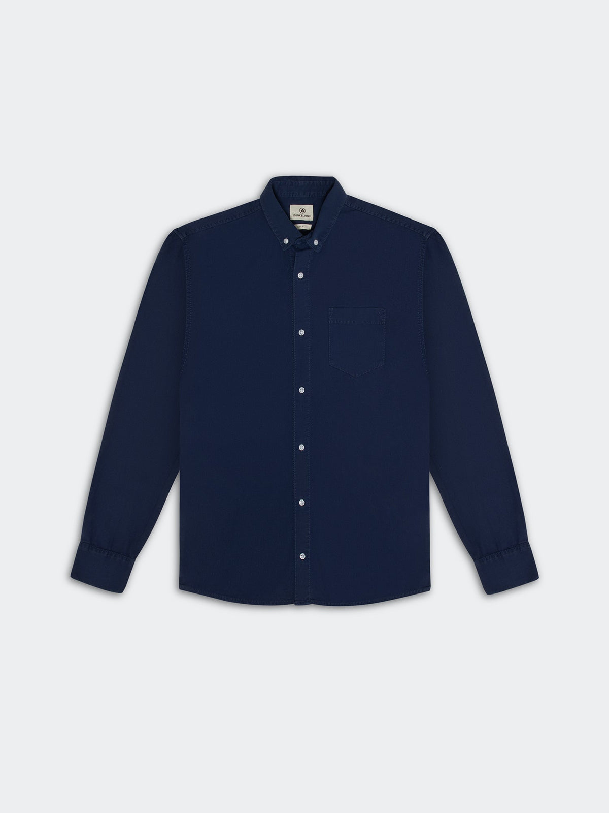 Camisas Manga Larga para Hombre DUNKELVOLK CITIZEN Azul Marino