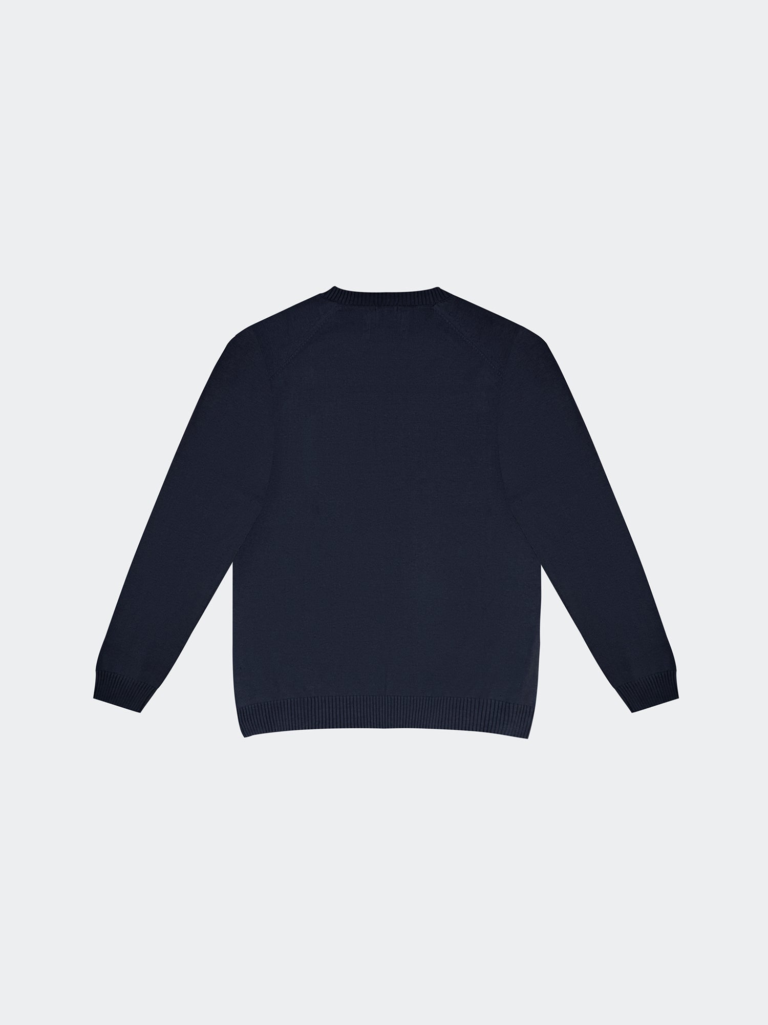 Sweater para Hombre DUNKELVOLK PIMA KNIT CREW Azul