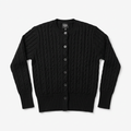 Polera DVK August Cardigan Negro, Mujer