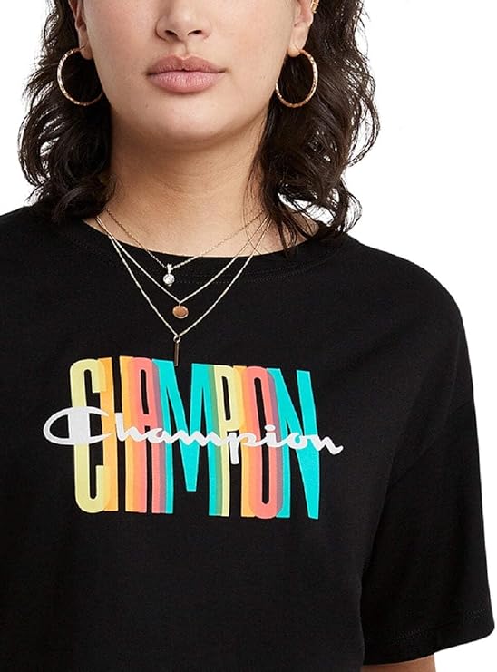 Polo para Mujer CHAMPION W5950G586GPA THE CROPPED TEE - GRAPHIC 001