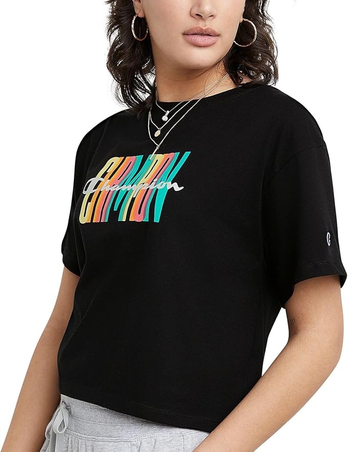 Polo para Mujer CHAMPION W5950G586GPA THE CROPPED TEE - GRAPHIC 001