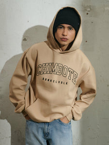 Polera para Hombre DUNKELVOLK HOODIE SIN ZIP CHIMBOTE HOODIE BEI