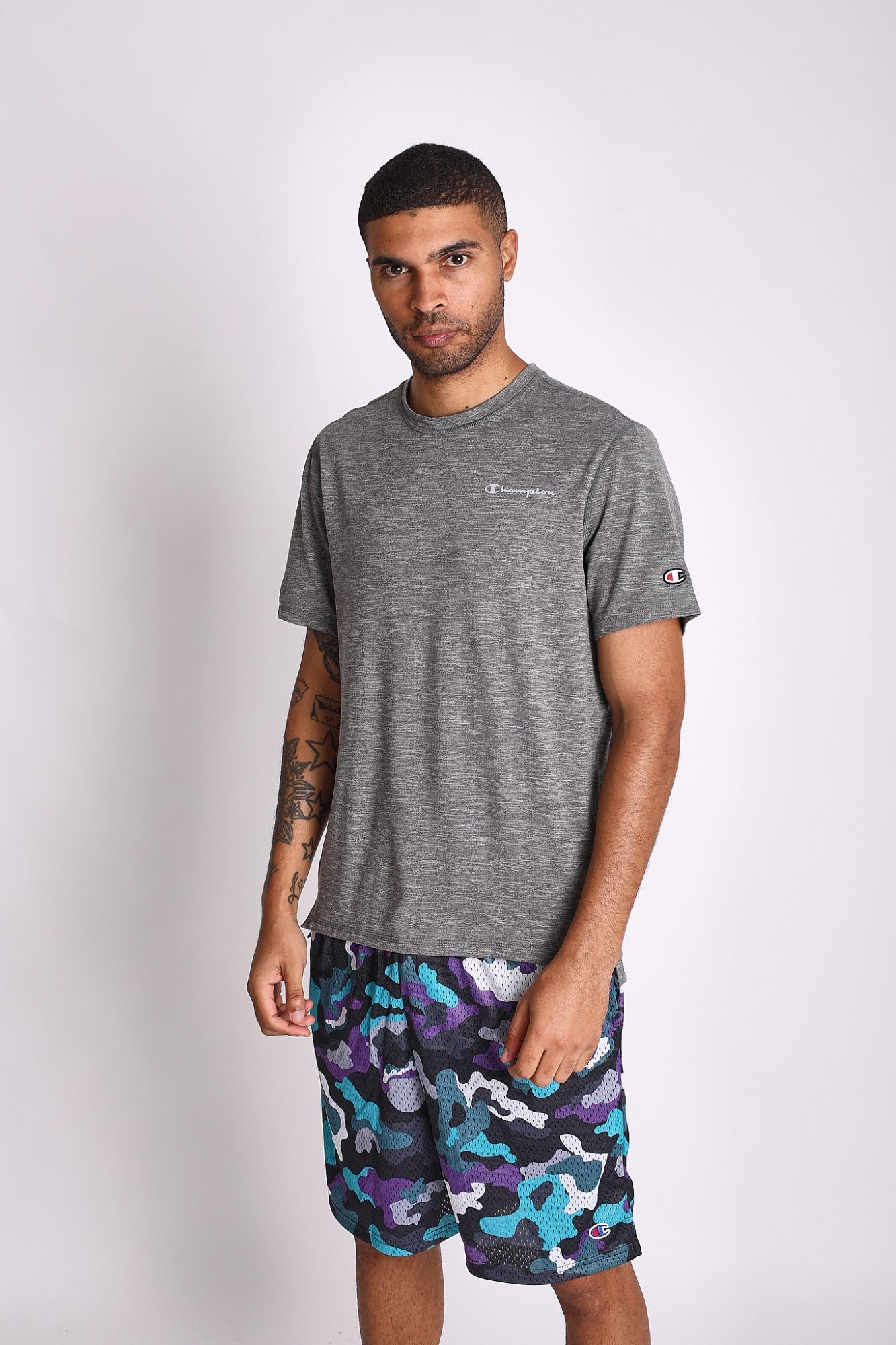 Short para Hombre CHAMPION 81622P407Q88 9-INCH CLASSIC AOP MESH SHORT AM0J