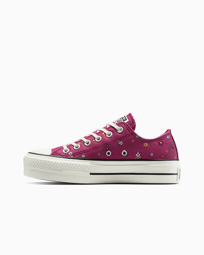 Zapatillas para Mujer CONVERSE CT AS LIFT PLATFORM EMBROIDERED BLOOMS Rojo