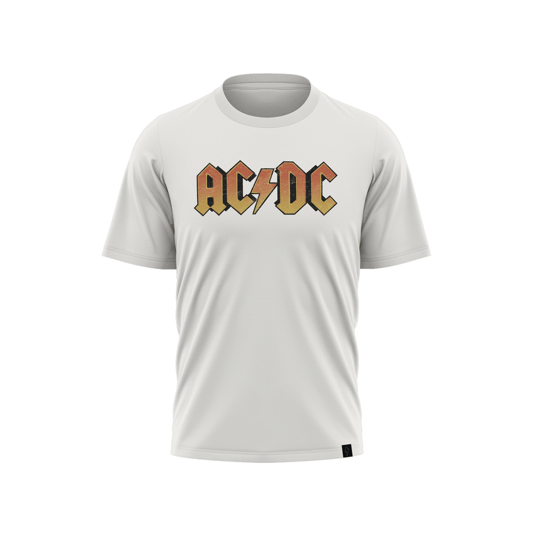 Polo para Hombre LICENCIAS CLASSIC CAMISETA DE HOMBRE LOGO AC/DC WHT