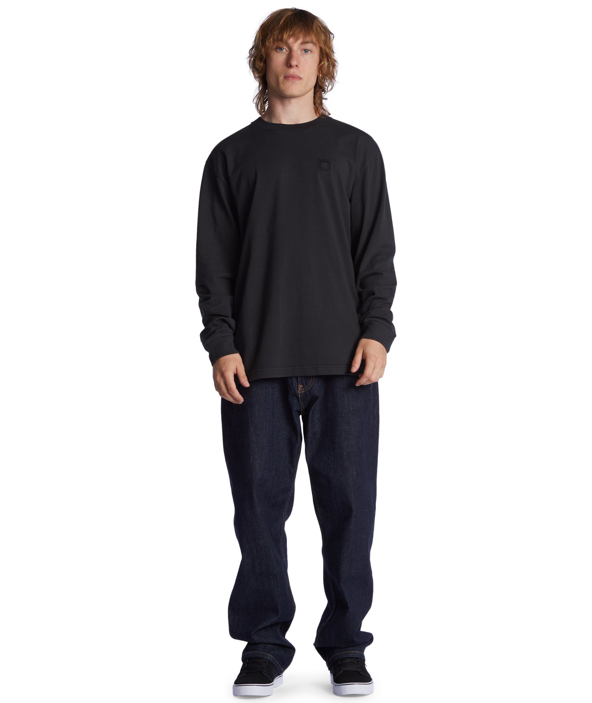Polo Manga Larga para Hombre DC SHOES CREW NECK DC 1994 KVJY