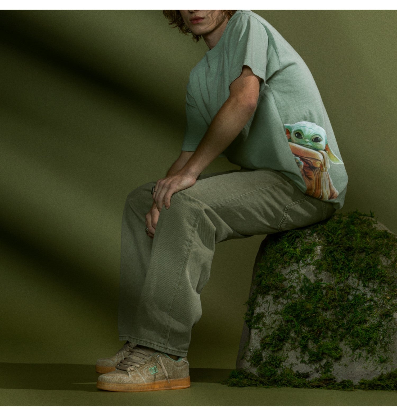 Polo para Hombre DC SHOES PREMIUM SW GROGU THECHILD TEE GEHW