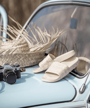 Cargar imagen en el visor de la galería, Sandalias para Mujer ROXY SLIDE SLIPPY JUTE CRE
