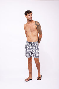 Ropa de Baño para Hombre RVCA VOLLEY LEINES FACE EL BLK