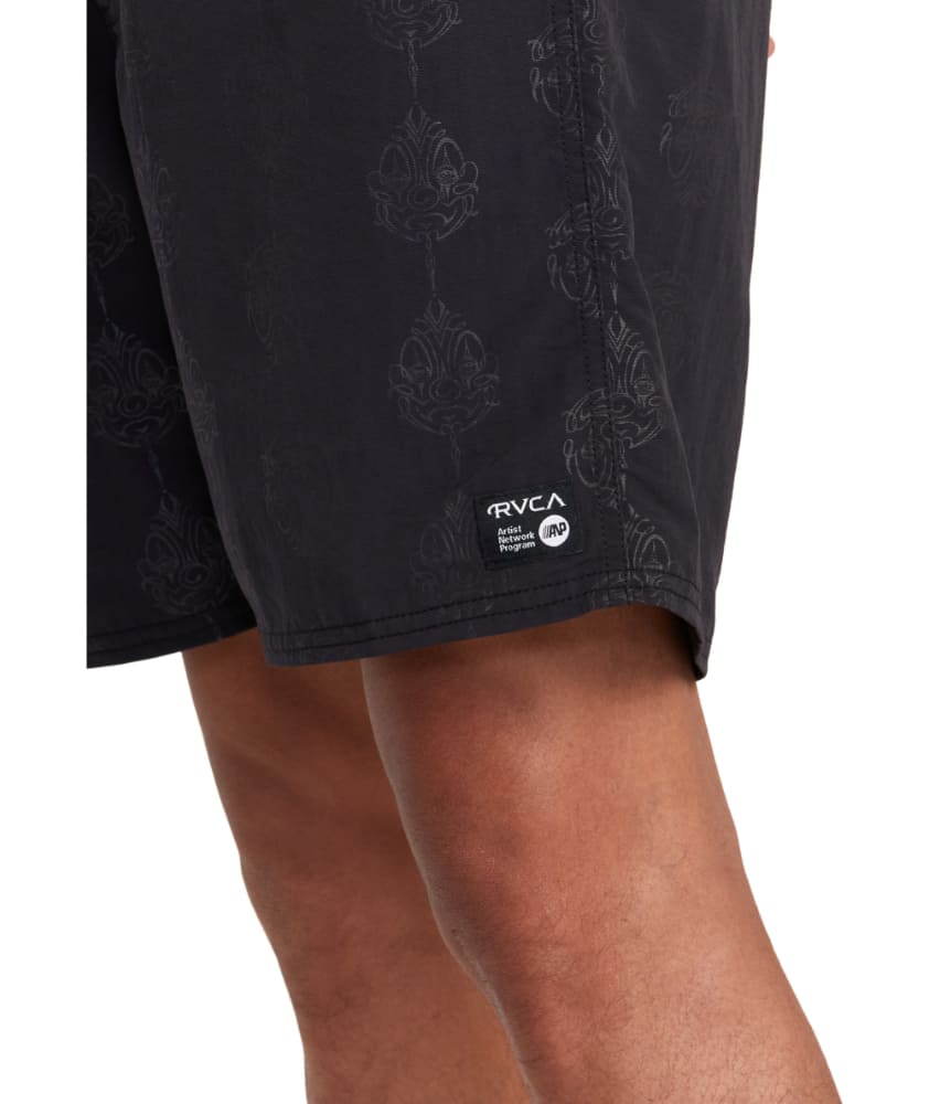 Ropa de Baño para Hombre RVCA BOARDSHORT MISTER CARTOON SMILE TRUNK BLK