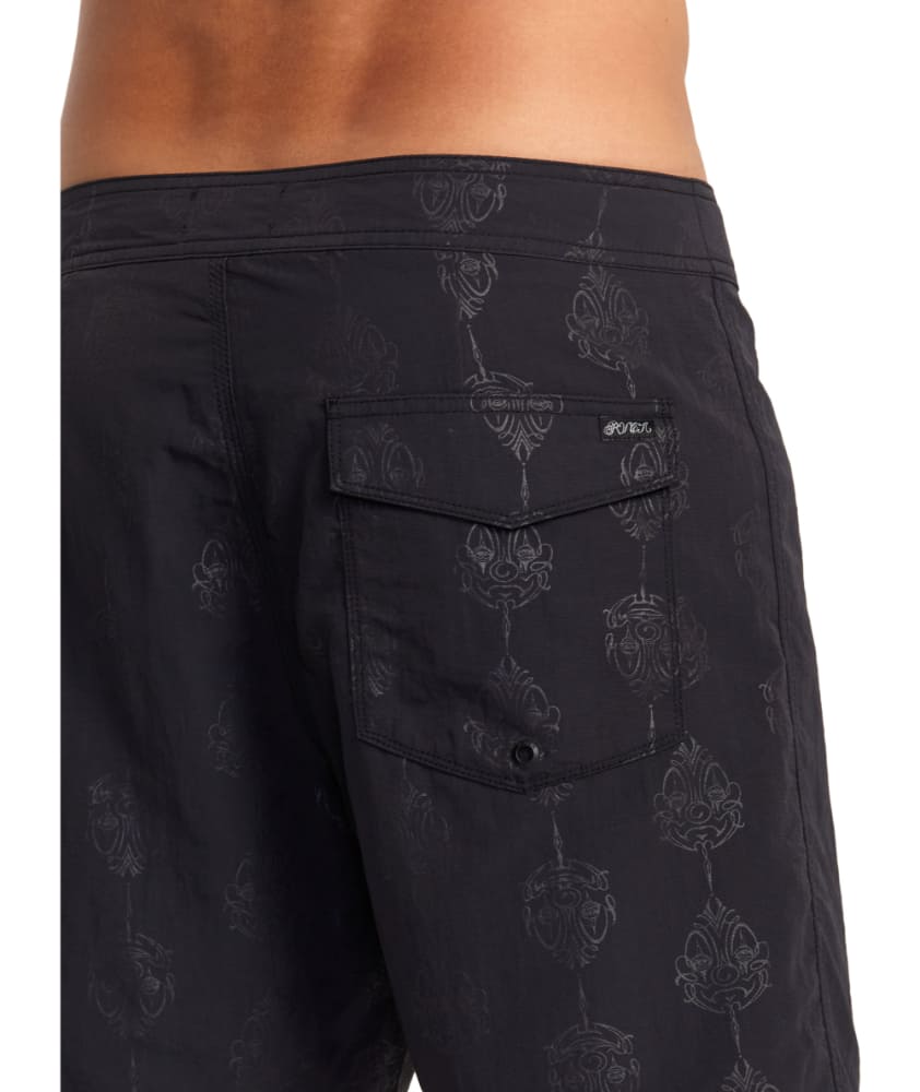 Ropa de Baño para Hombre RVCA BOARDSHORT MISTER CARTOON SMILE TRUNK BLK