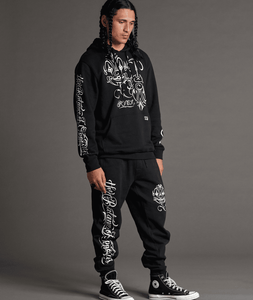 Jogger para Hombre RVCA FLEECE MISTER CARTOON PANT BLK