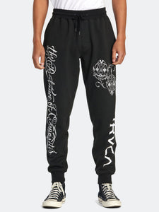 Jogger para Hombre RVCA FLEECE MISTER CARTOON PANT BLK