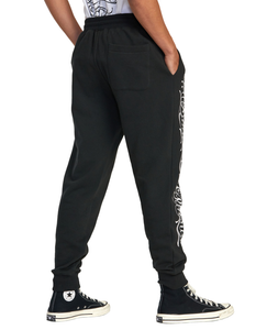 Jogger para Hombre RVCA MISTER CARTOON PANT BLK