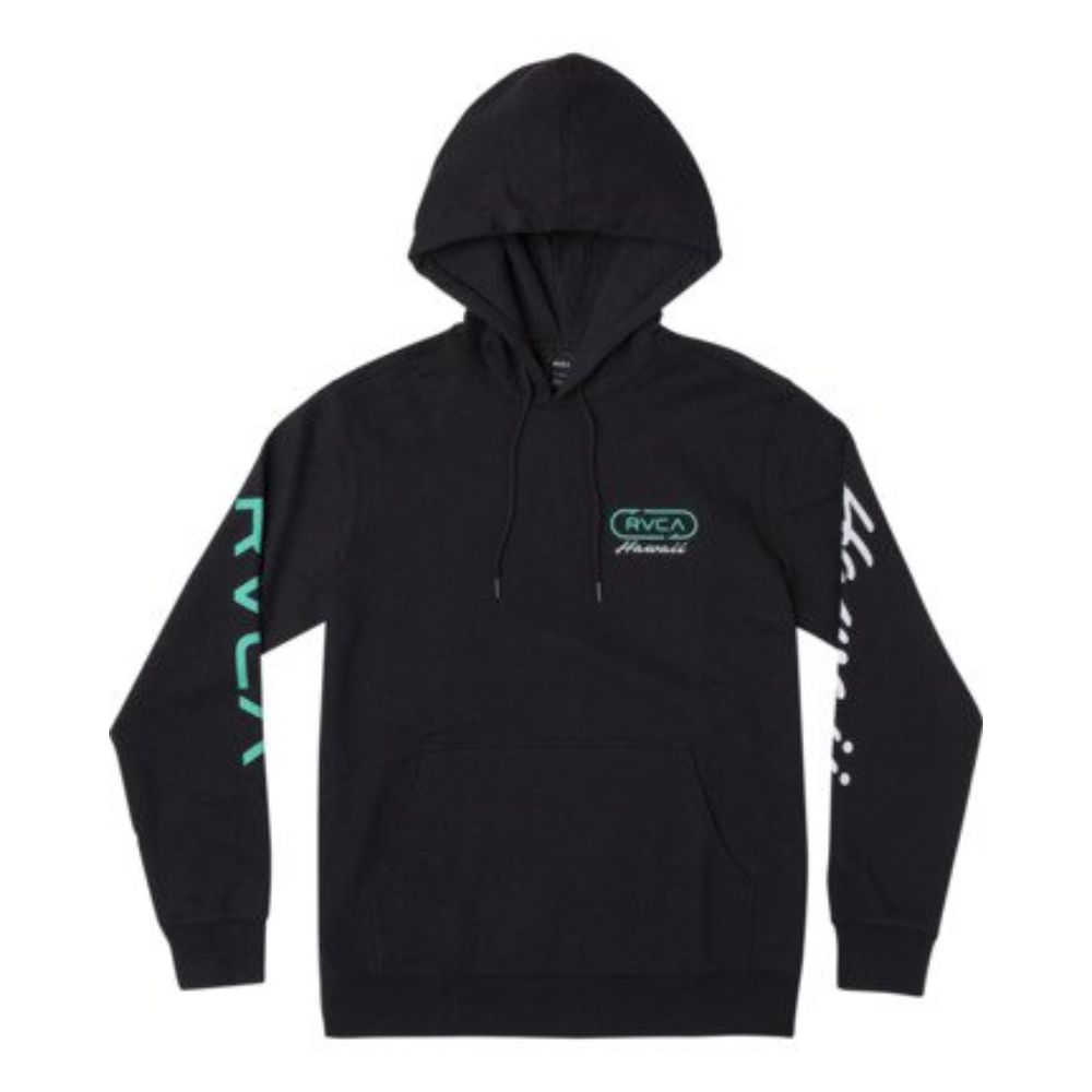 Polera para Hombre RVCA SIN ZIP MAHI FLEECE M OTLR BLK