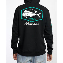 Cargar imagen en el visor de la galería, Polera para Hombre RVCA SIN ZIP MAHI FLEECE M OTLR BLK

