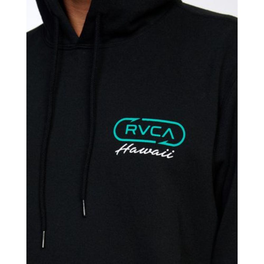 Polera para Hombre RVCA SIN ZIP MAHI FLEECE M OTLR BLK