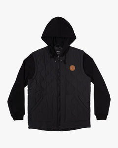 Polera para Hombre RVCA CON ZIP GRANT PUFFER BLK