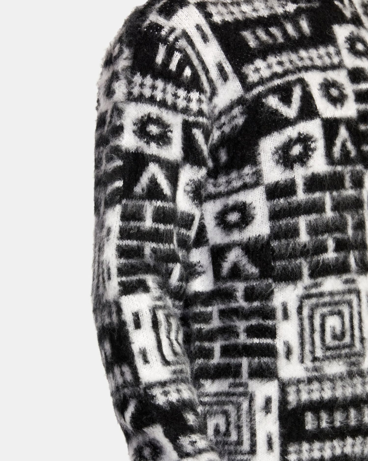 Polera para Hombre RVCA SIN ZIP CURREN  CHECKS  SWEATER BKW