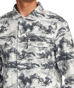 Camisa para Hombre RVCA SHIRT LS CARTOON CLOUDS BKW