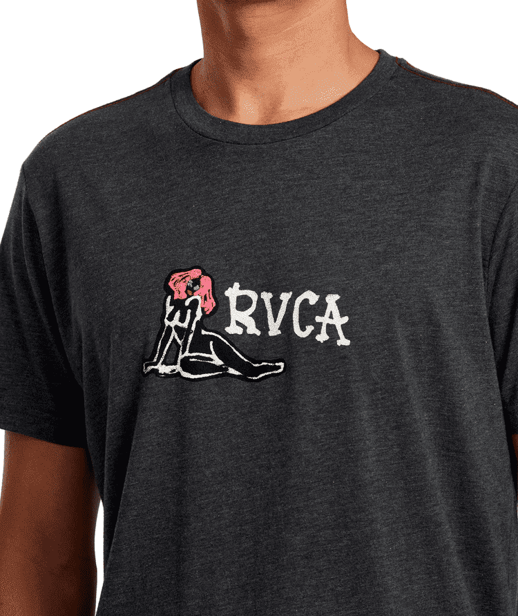 Polo para Hombre RVCA CLASSIC OBLOW SNAKE BLK