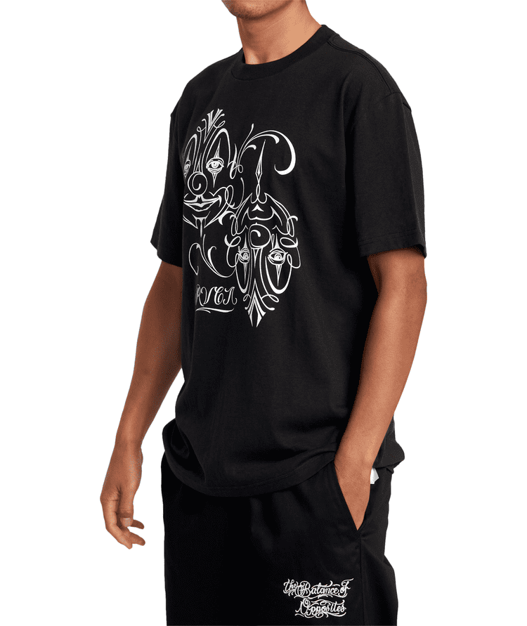 Polo para Hombre RVCA CLASSIC MC CLOWN BLK