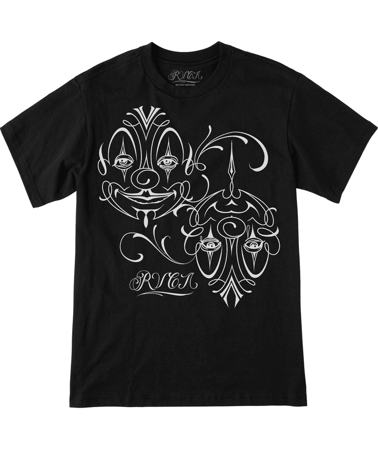 Polo para Hombre RVCA CLASSIC MC CLOWN BLK