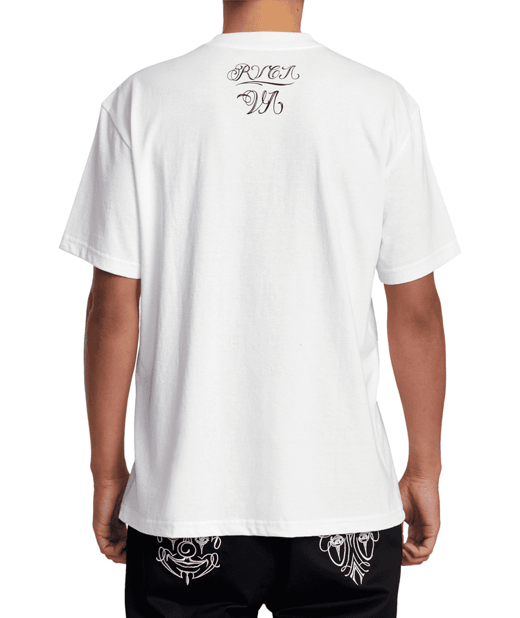 Polo para Hombre RVCA CLASSIC MC CLOWN WHT