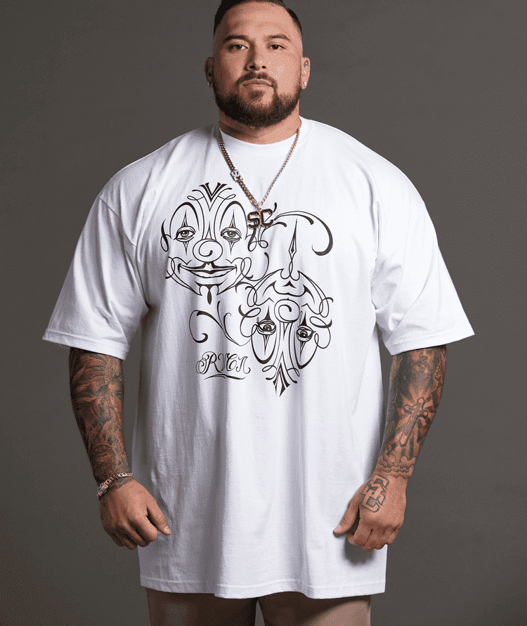Polo para Hombre RVCA CLASSIC MC CLOWN WHT