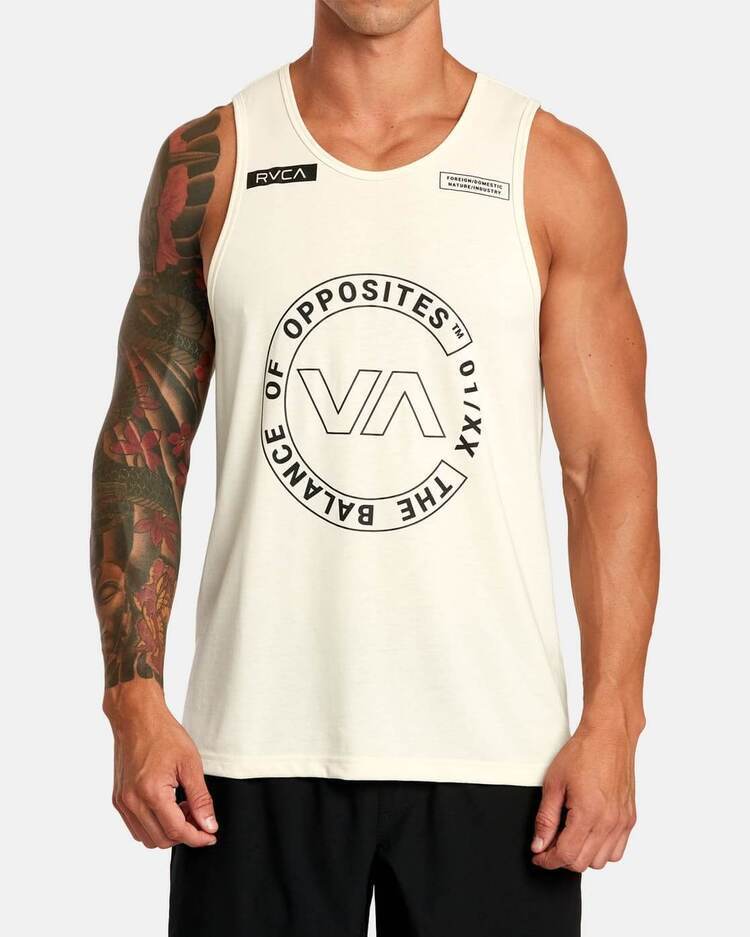 Tank para Hombre RVCA TANK VABASELINETANK OAT