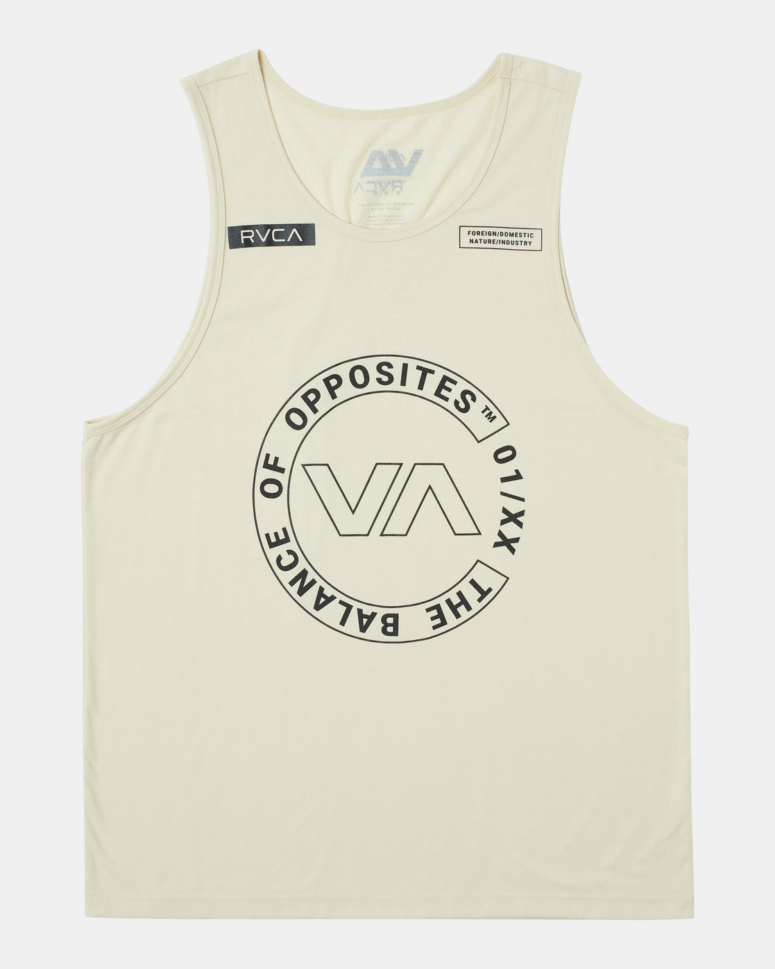 Tank para Hombre RVCA TANK VABASELINETANK OAT