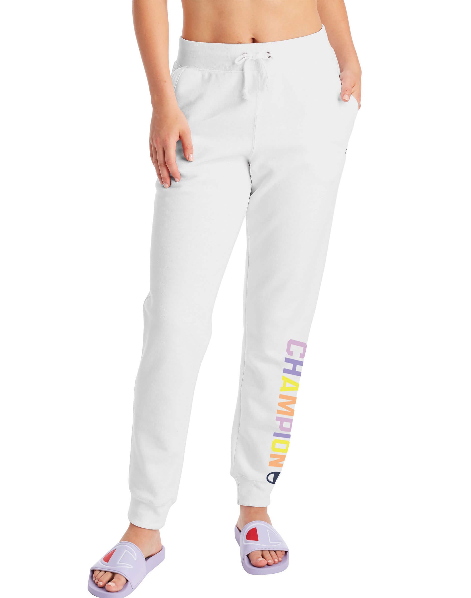 Jogger para Mujer CHAMPION C-GF937Y08100 POWERBLEND JOGGER - POP COLOR LOGO 045
