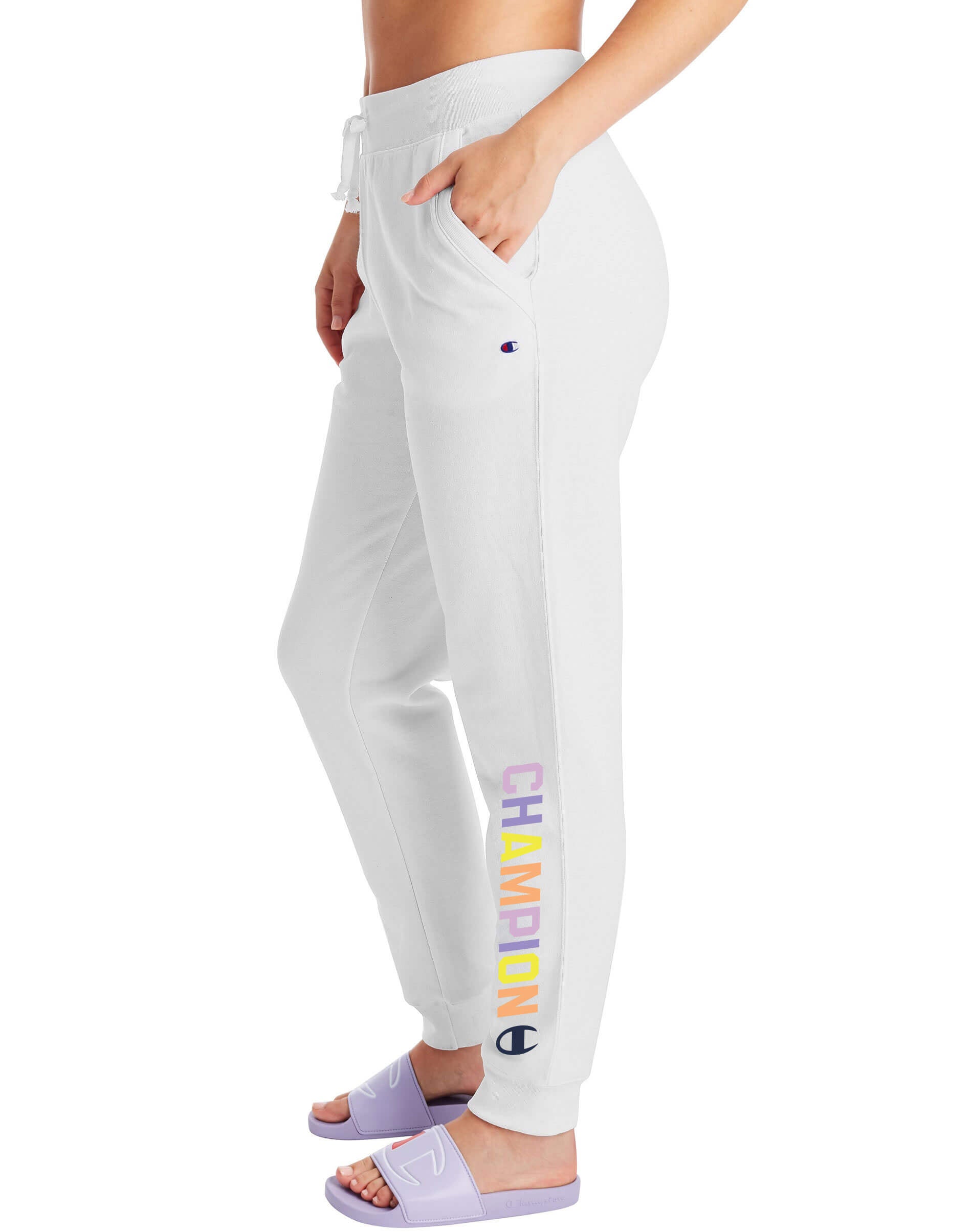 Jogger para Mujer CHAMPION C-GF937Y08100 POWERBLEND JOGGER - POP COLOR LOGO 045