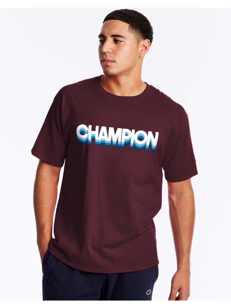 Polo para Hombre CHAMPION C-GT23H551777 Exclusive Jersey Tee, Gradient Logo 029