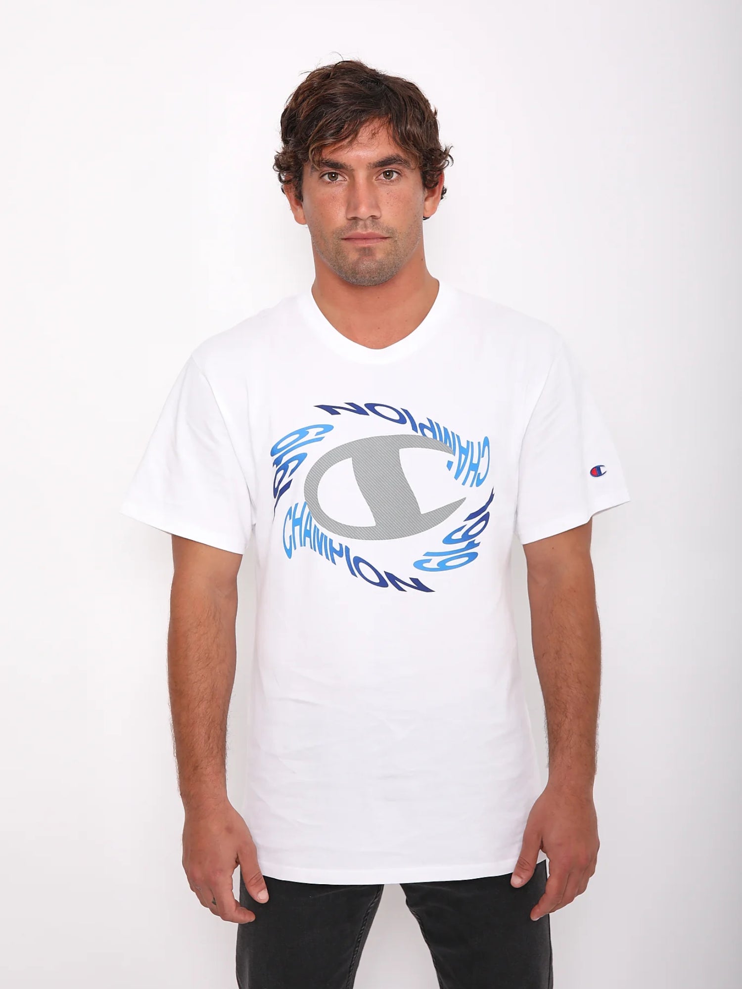 Polo para Hombre CHAMPION C-GT23H586D2A CLASSIC JERSEY GRAPHIC TEE 045