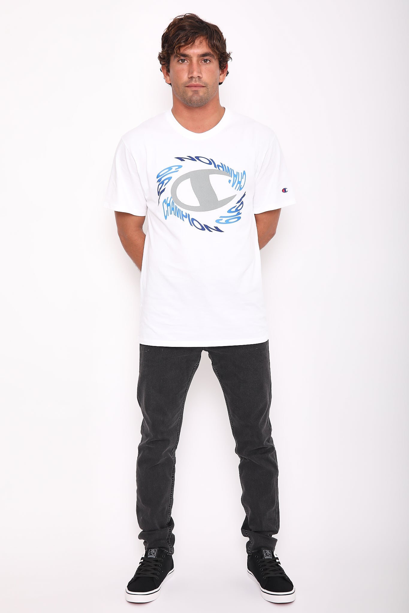 Polo para Hombre CHAMPION C-GT23H586D2A CLASSIC JERSEY GRAPHIC TEE 045