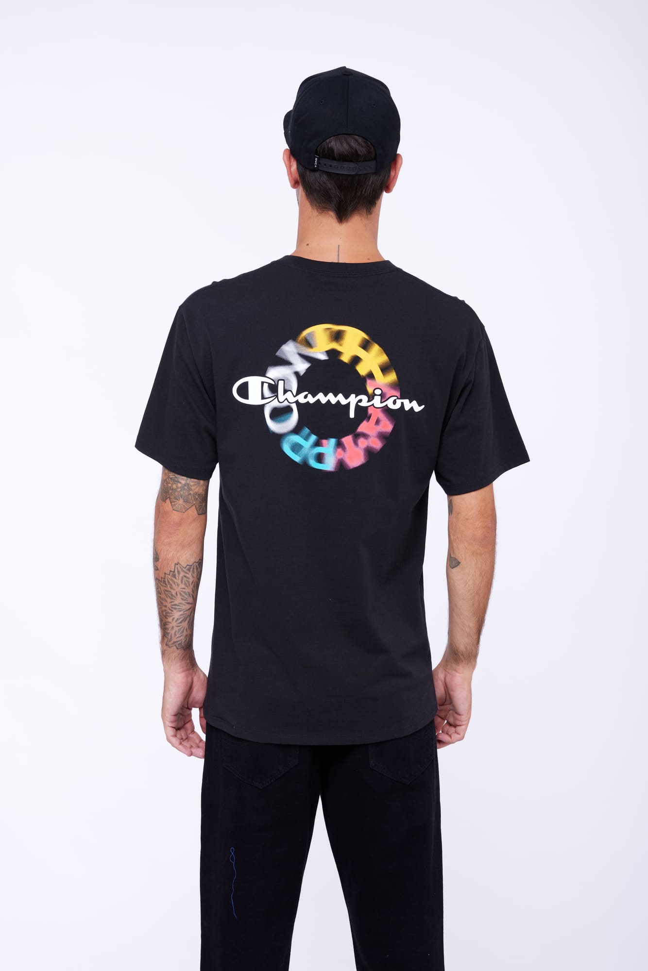 Polo para Hombre CHAMPION C-GT23H586D6A CLASSIC JERSEY GRAPHIC TEE 003