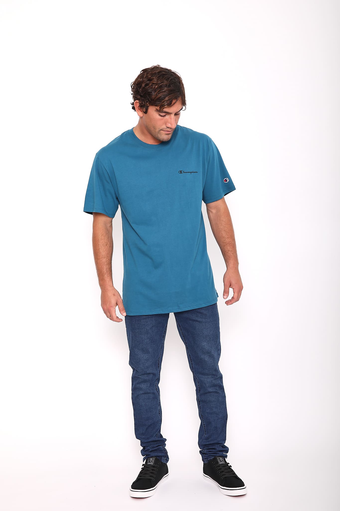 Polo para Hombre CHAMPION C-GT23H586DAA CLASSIC JERSEY GRAPHIC TEE M+S