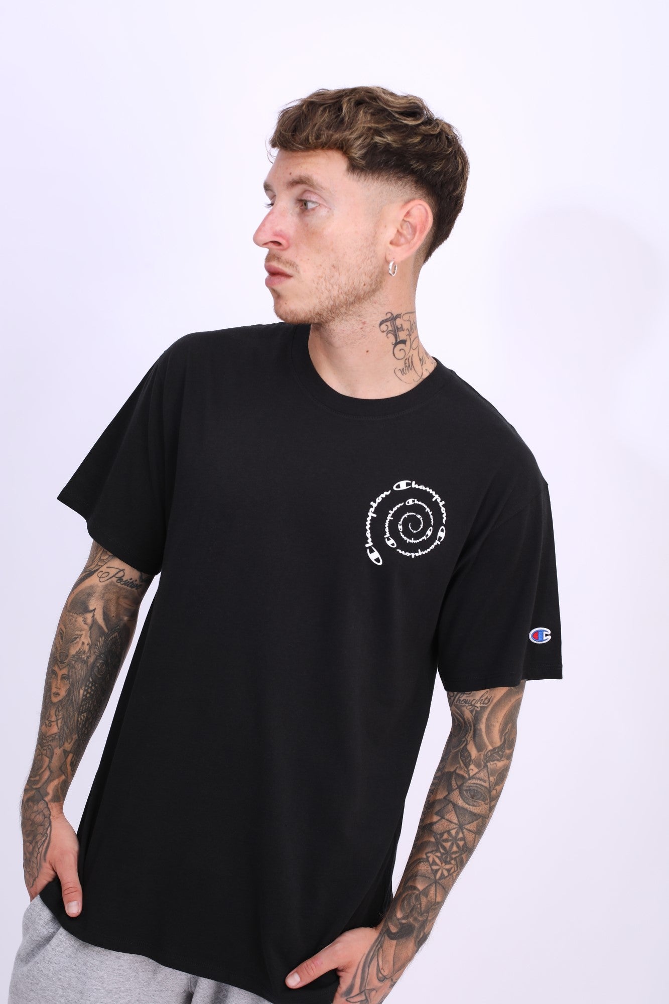 Polo para Hombre CHAMPION C-GT23H586DHA CLASSIC JERSEY GRAPHIC TEE 003