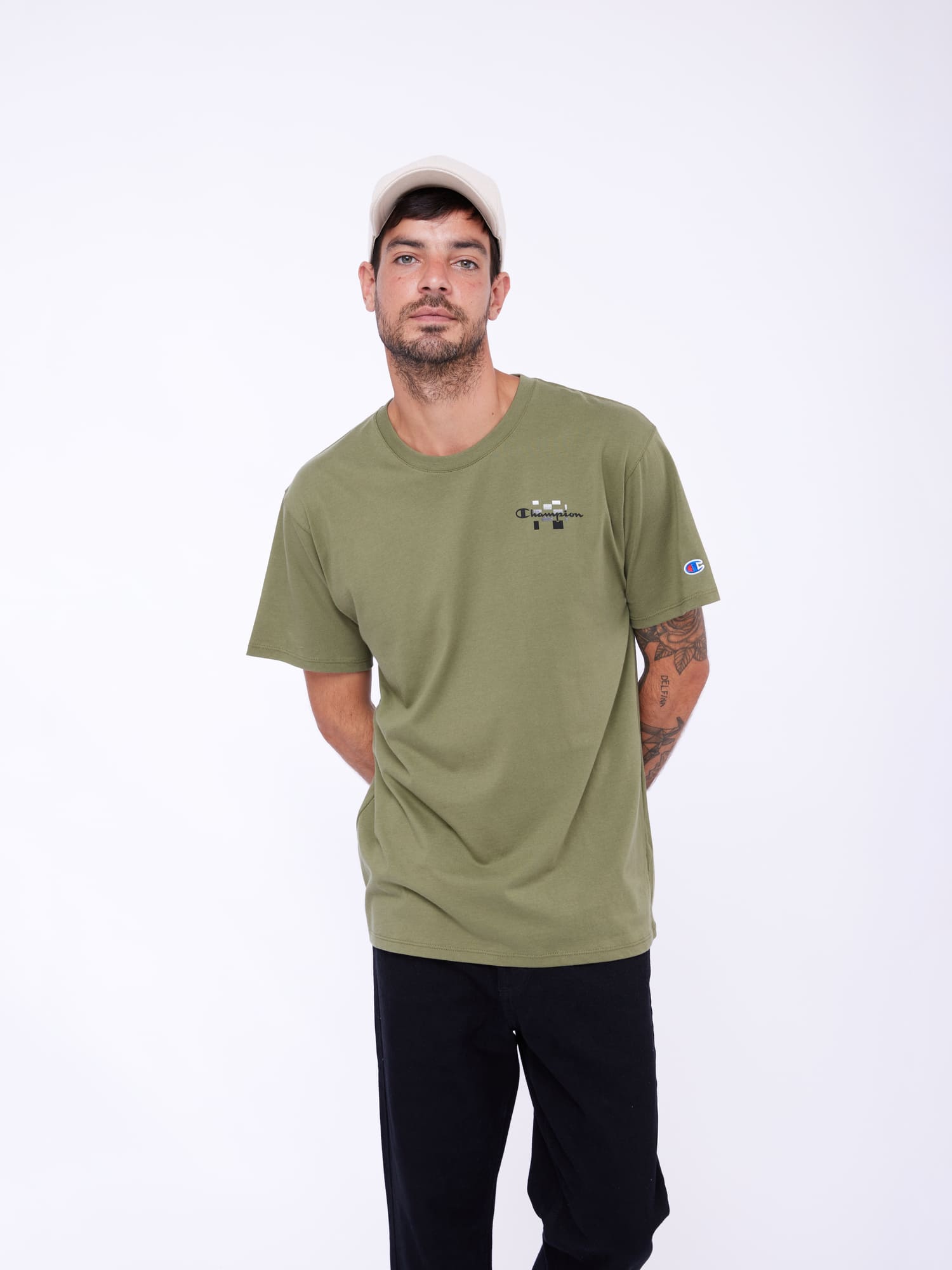 Polo para Hombre CHAMPION C-GT23H586DNA CLASSIC JERSEY GRAPHIC TEE 9AX