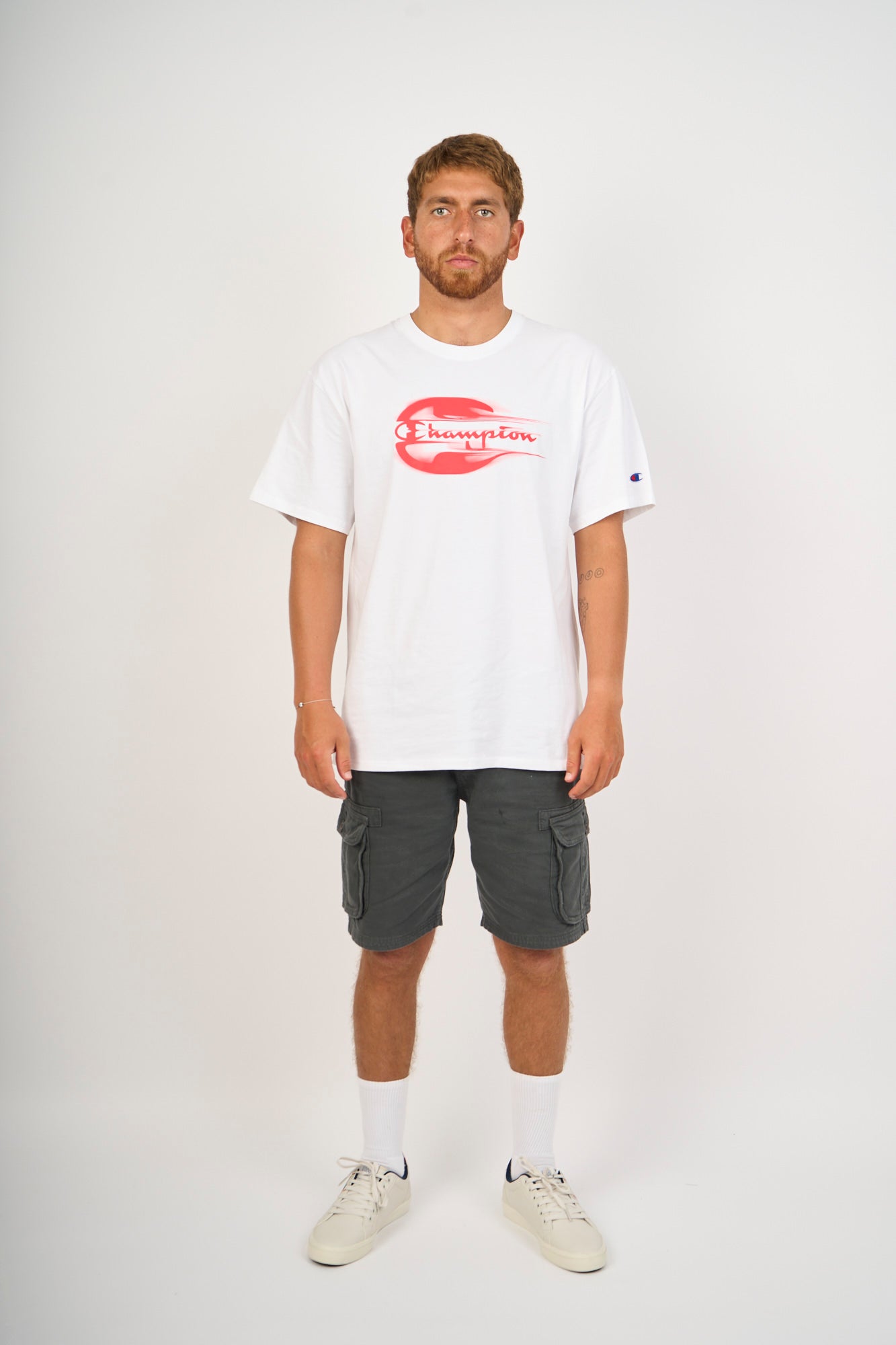Polo para Hombre CHAMPION C-GT23H586EHA CLASSIC JERSEY GRAPHIC TEE 045