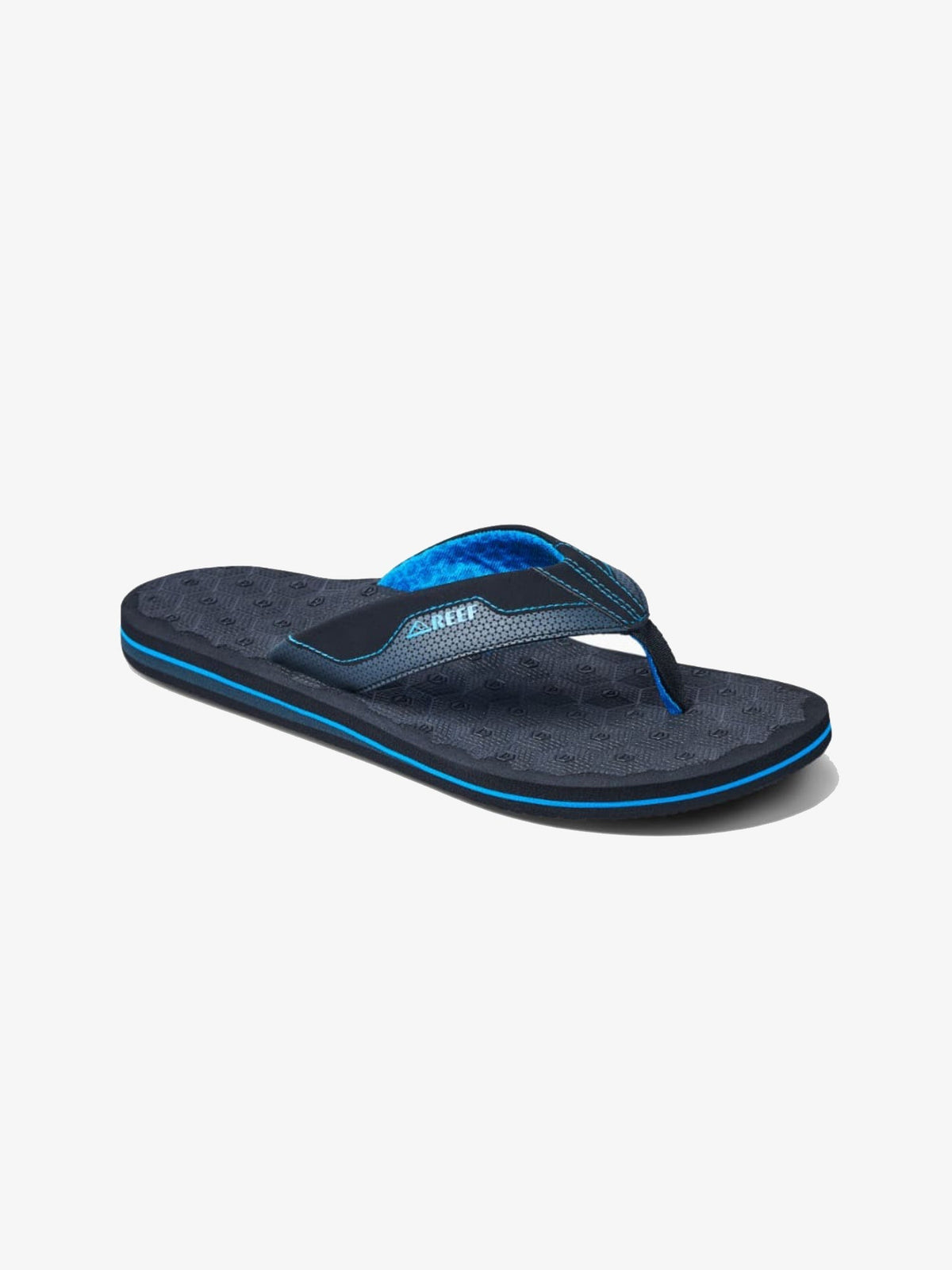 Sandalias REEF The Ripper negras, vista puestas