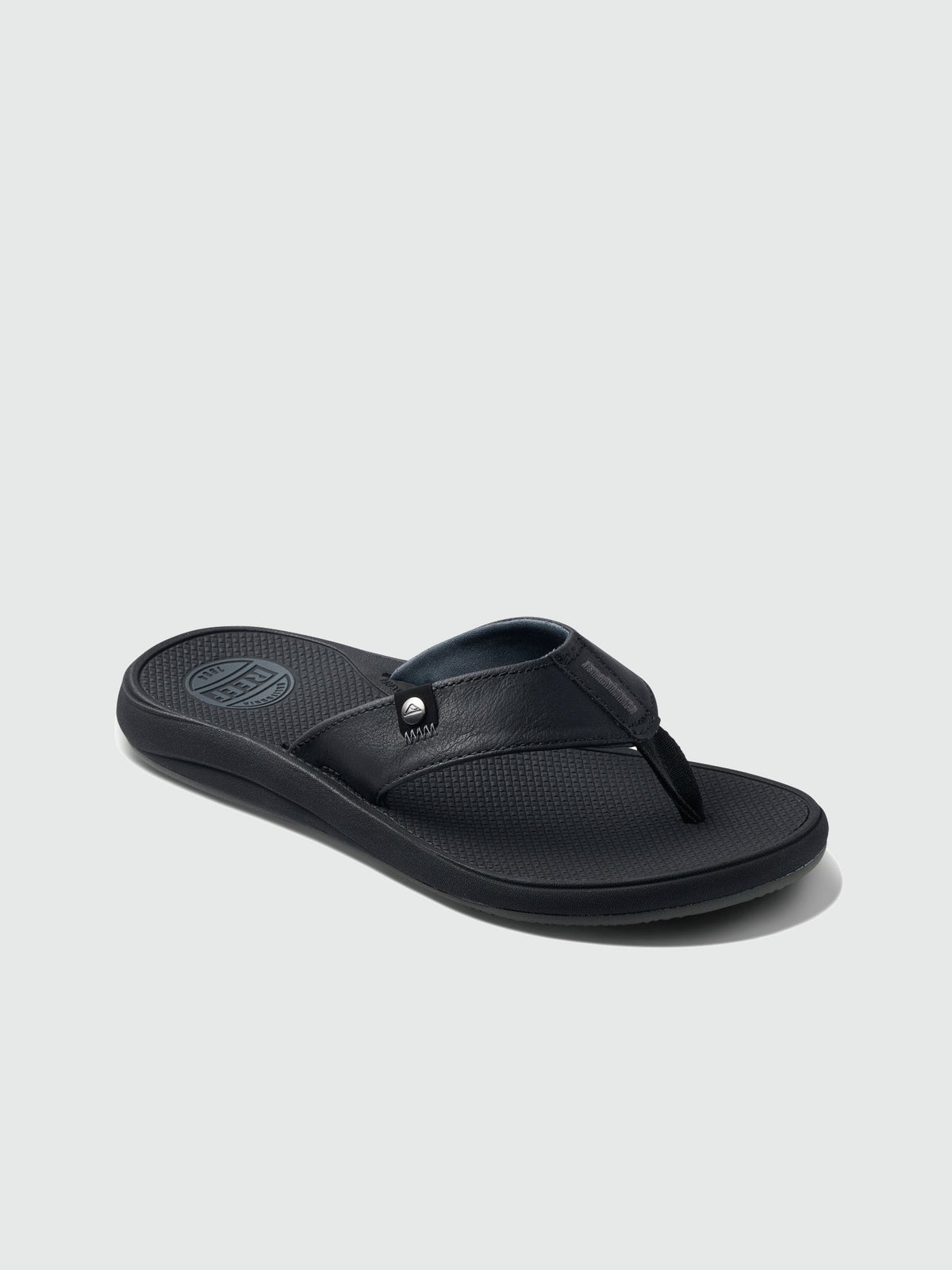 Sandalias REEF Phantom Nias negras, vista frontal