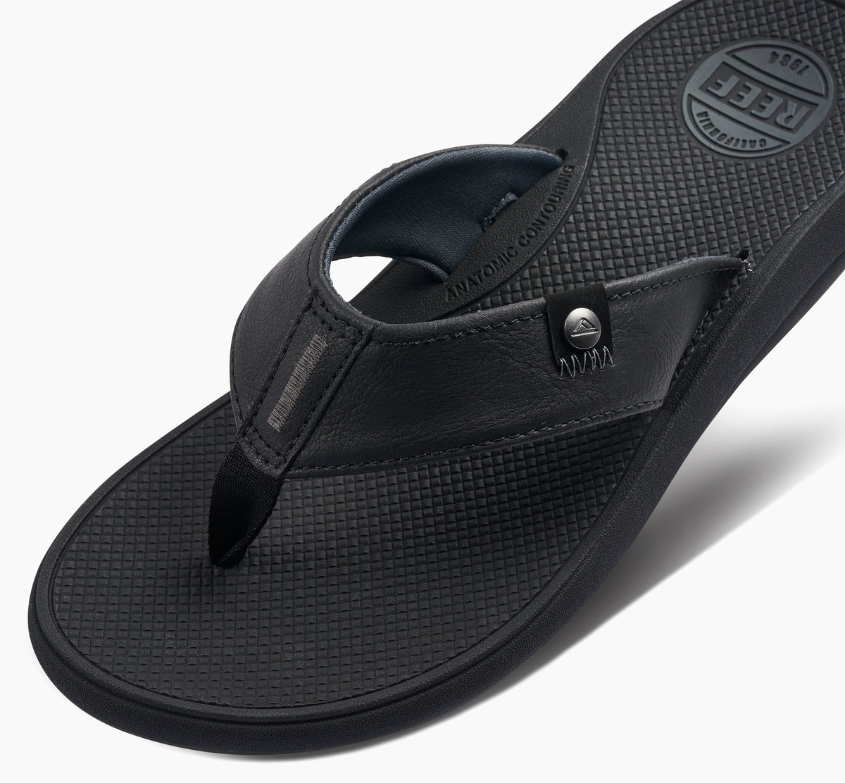 Sandalias REEF Phantom Nias negras, detalle de suela