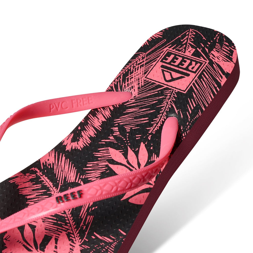 Sandalias para Mujer REEF REEF SEASIDE PRINTS Rosa Fluorescente