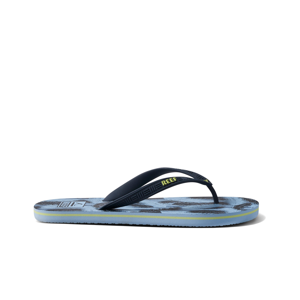 Sandalias REEF Seaside Prints azules, detalle de suela