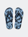 Sandalias REEF Seaside Prints azules con palmeras, vista lateral
