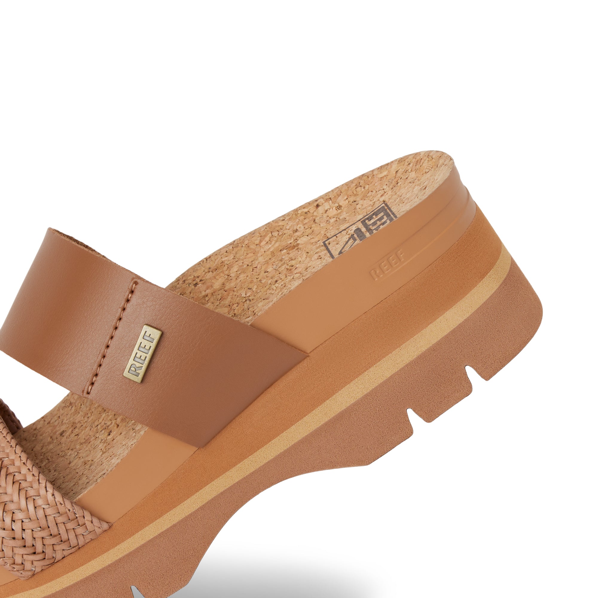 Sandalias REEF CUSHION VISTA HIGHER CJ8020 Marrón
