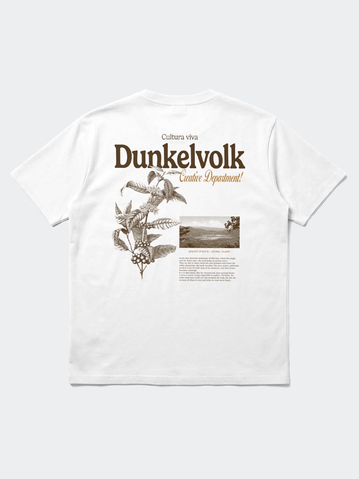 Polo para Hombre DUNKELVOLK COFFEE SEED 2 Blanco